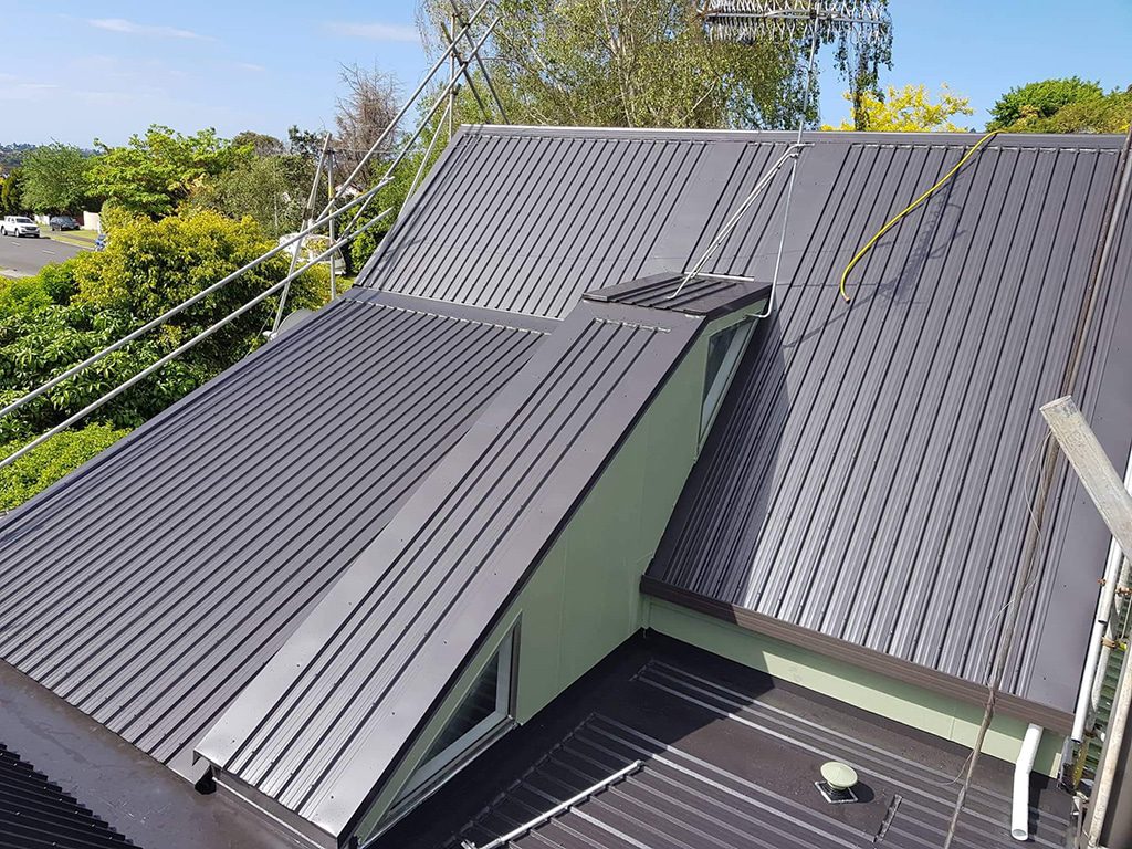 Residential long-run metal roof replacement project