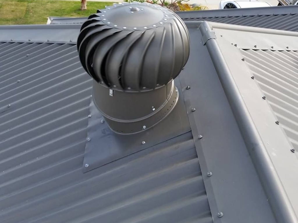 Roof ventilation installation